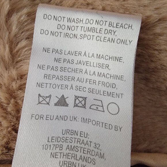 Anthropologie Hutch Daisy Fringe Coat Womens 2X Retro Penny Lane Country Faux Fu - Picture 9 of 10